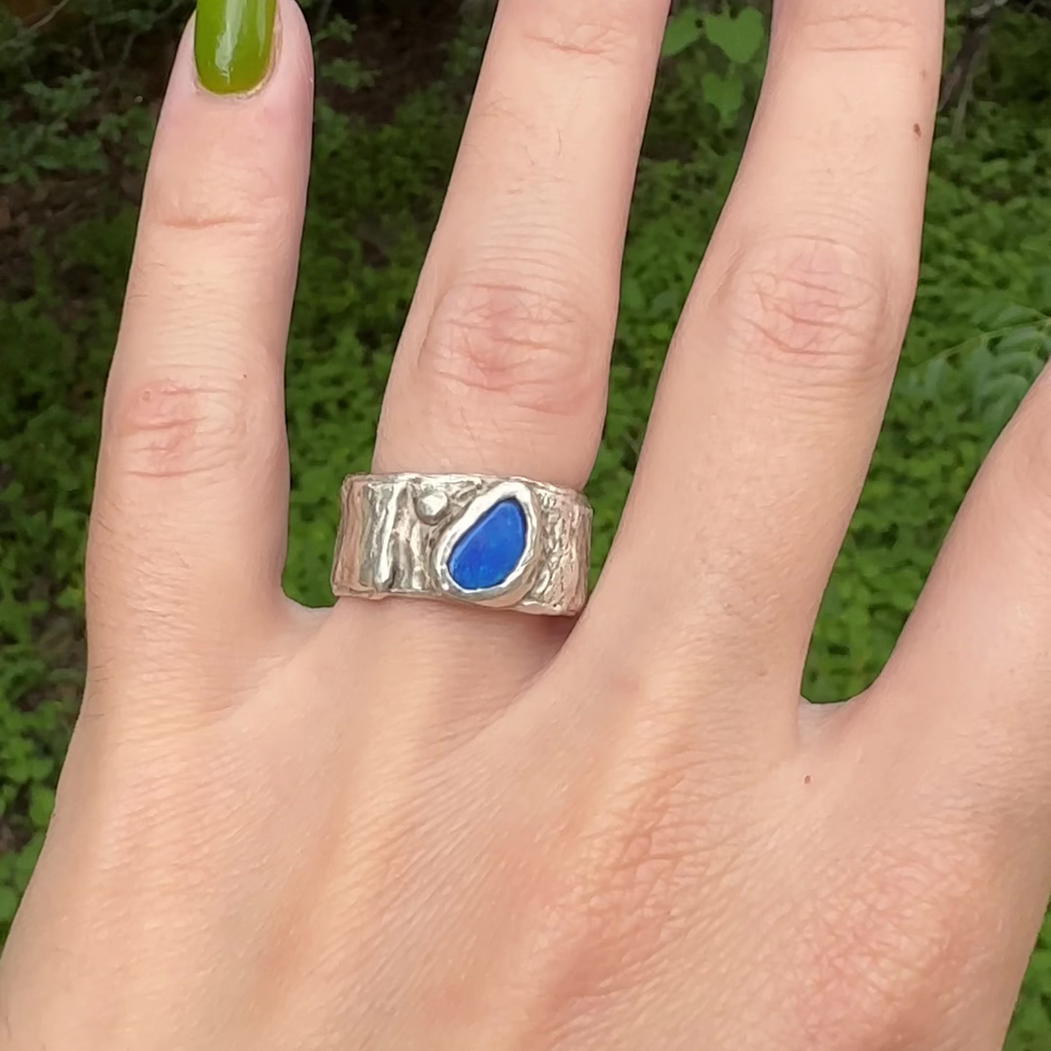 Australian Opal Chunky Band